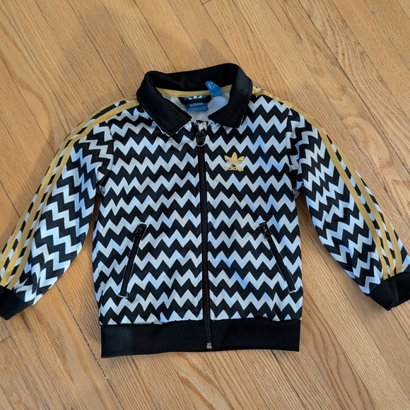 Adidas Zigzag Pattern Jacket - Picture 1 of 5